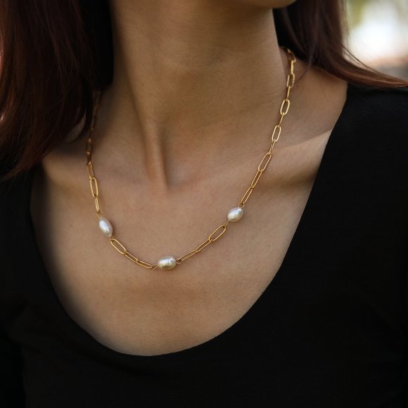 YORK 2235 Fresh Water Pearl Necklace - Picture 4 of 6